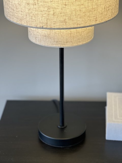 Blefjell bordlampe uten skjerm 42cm sort, bilde 6 av 8