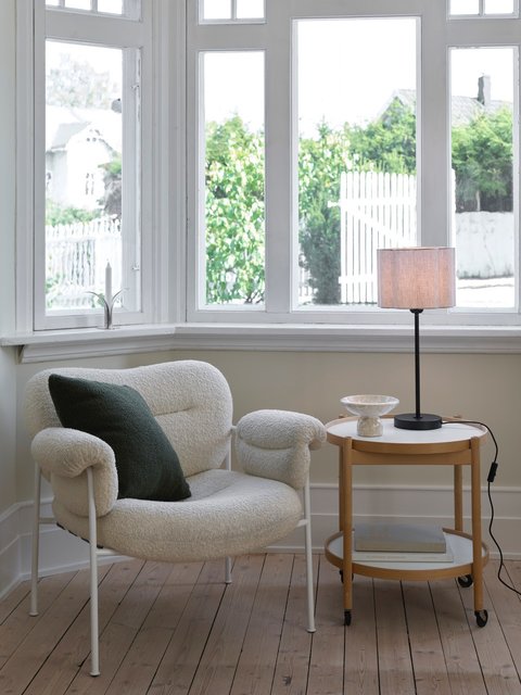 Blefjell bordlampe uten skjerm 42cm sort 3