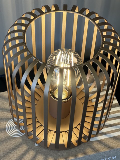 Maritza bordlampe 24,5cm champagne 4
