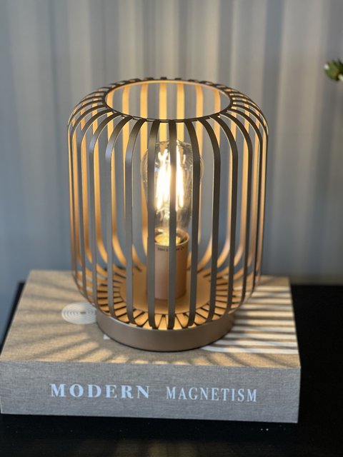 Maritza bordlampe 24,5cm champagne 3