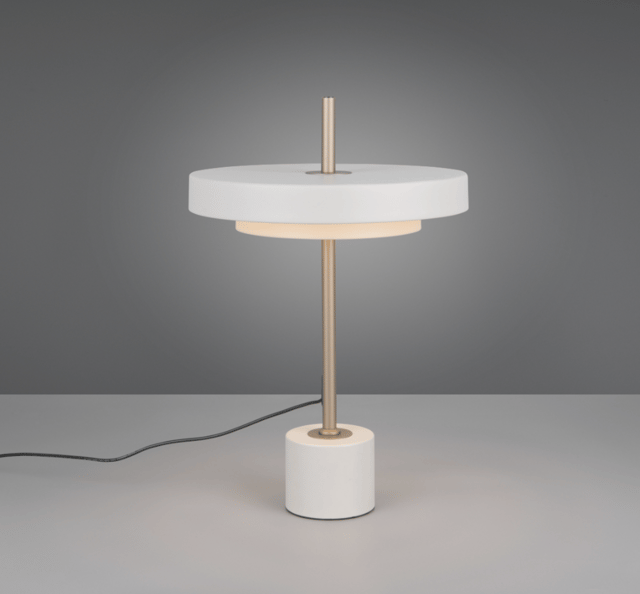 Keaton LED bordlampe 46cm grå 1