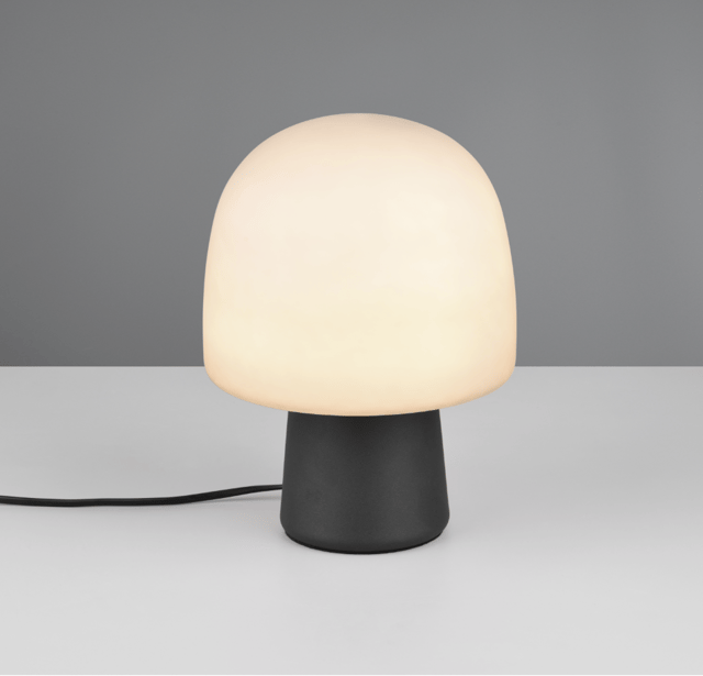 Steen bordlampe 27cm sort 2