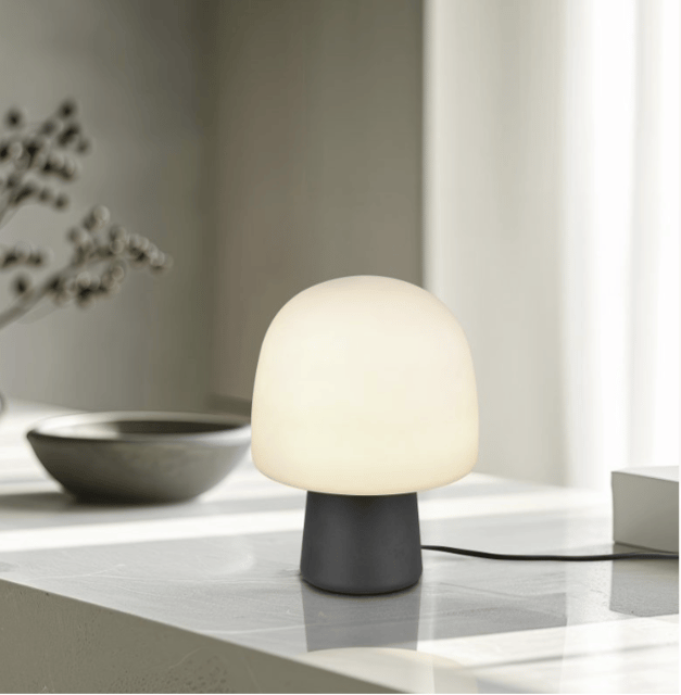Steen bordlampe 27cm sort 1