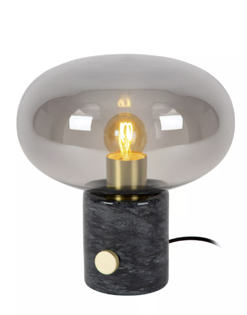 Charlize bordlampe 24cm marmor sort 2