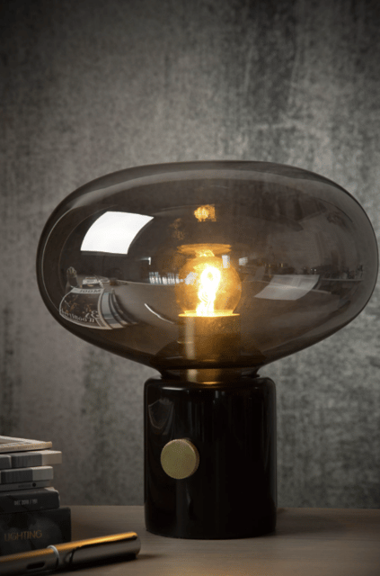 Charlize bordlampe 24cm marmor sort 4