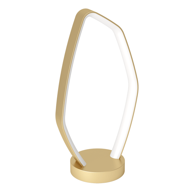 Vallerosa LED bordlampe 42,5cm messing 2