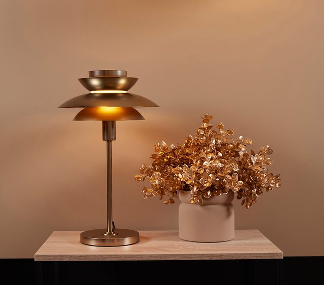 Embla bordlampe messing, bilde 1 av 2