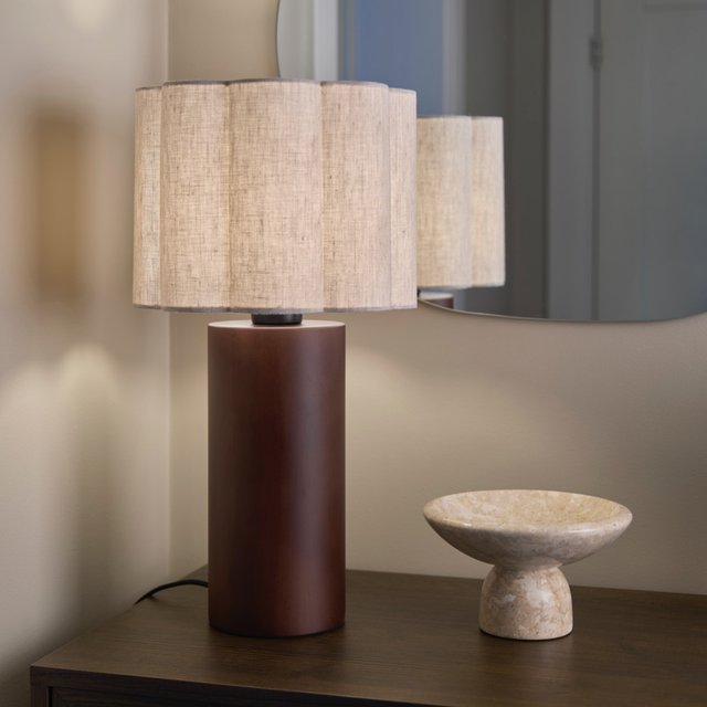 Eliana bordlampe 32cm brun 2