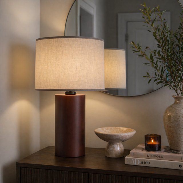Eliana bordlampe 32cm brun 1