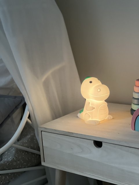 Drage LED oppladbar bordlampe 13cm RGBW grønn 2