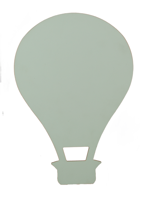 Ballong LED vegglampe 29cm grønn 3