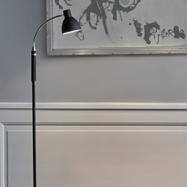 Hudson LED leselampe gulv 120cm sort 1