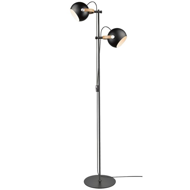 D.C gulvlampe 2lys 150cm sort 3
