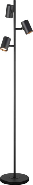 Noor II leselampe gulv 3lys 135cm sort, bilde 5 av 7