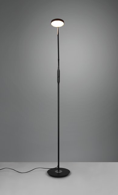 Monza LED leselampe gulv 145cm sort, bilde 9 av 9
