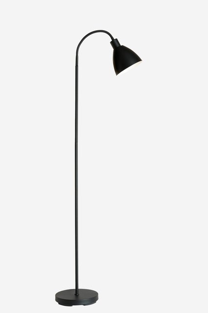 Vince leselampe gulv 145cm sort, bilde 1 av 1