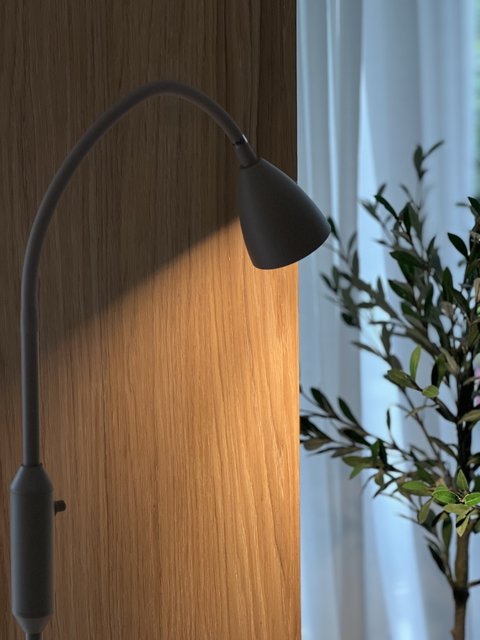 Lina leselampe gulv 1lys 150cm beige, bilde 3 av 11