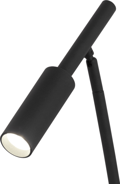 Bino LED leselampe gulv 150cm sort, bilde 6 av 8