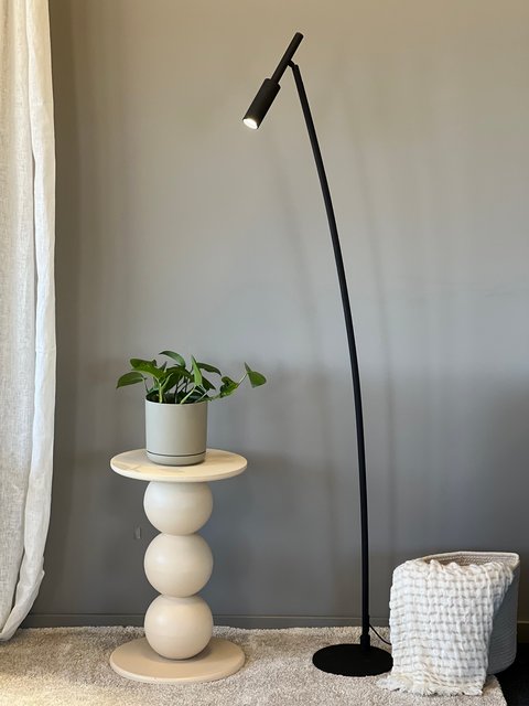 Bino LED leselampe gulv 150cm sort 3