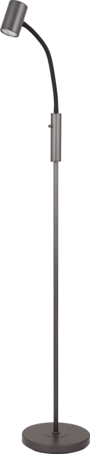 Noor II leselampe gulv 1lys 146cm brun, bilde 6 av 10