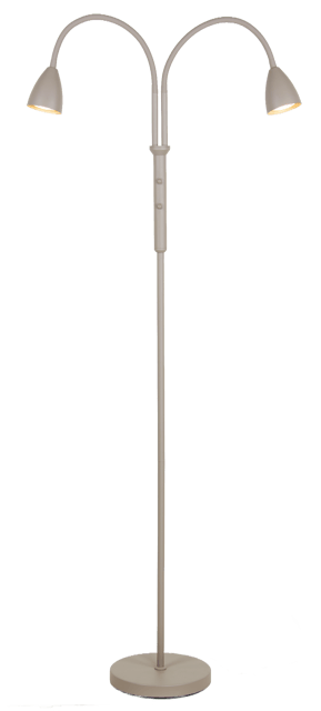 Lina leselampe gulv 2lys 150cm beige, bilde 9 av 9