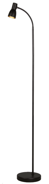 Mikes leselampe gulv 145cm sort 4