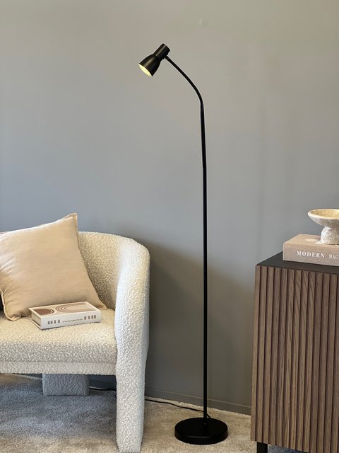 Mikes leselampe gulv 145cm sort 3
