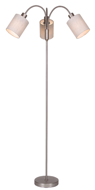Felicia Trio gulvlampe uten skjermer 3lys 150cm stål, bilde 5 av 5