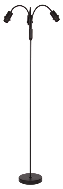 Felicia Trio gulvlampe uten skjermer 3lys 150cm sort 4