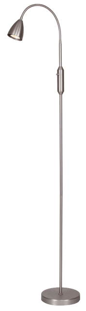 Lina leselampe gulv 1lys 150cm stål, bilde 3 av 4