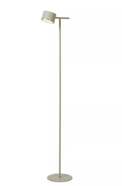 Gian LED leselampe gulv 130cm beige, bilde 2 av 6