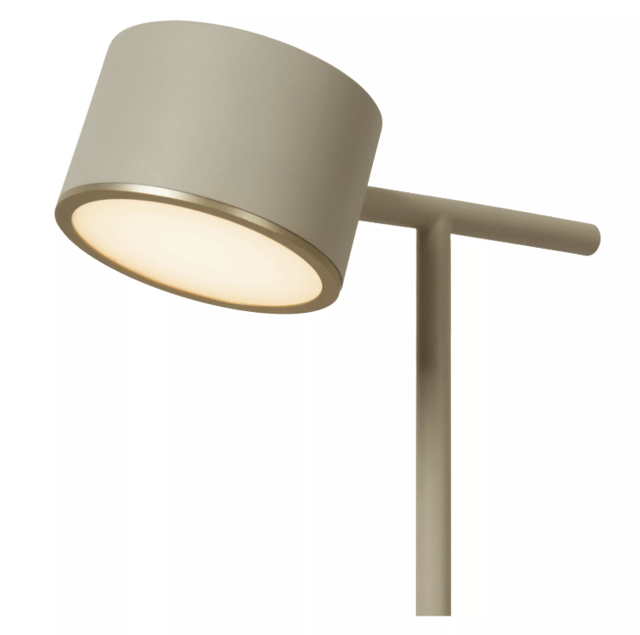Gian LED leselampe gulv 130cm beige, bilde 4 av 6