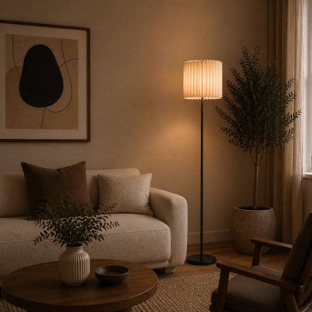 Fleur gulvlampe 160cm sort 1