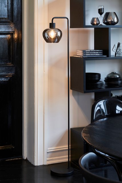 Kelly gulvlampe  152,5cm smoke, bilde 3 av 5