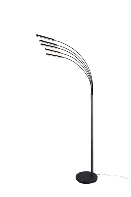 Reed LED gulvlampe 5lys 180cm sort, bilde 2 av 6