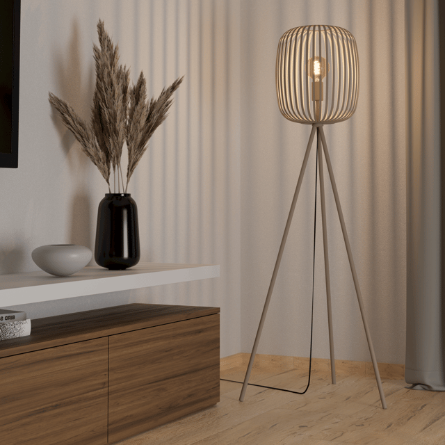 Romazzina gulvlampe 140cm beige, bilde 1 av 3