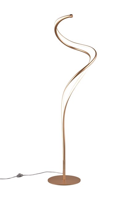 Nala LED gulvlampe 160cm messing, bilde 3 av 4