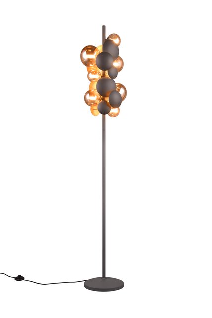 Bubble gulvlampe 155cm sort, bilde 1 av 2