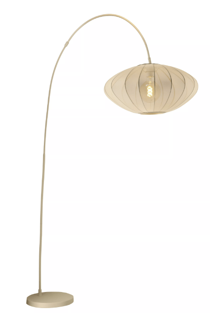 Corina Arc gulvlampe 192cm beige 2
