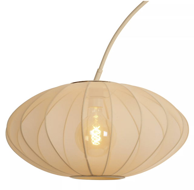 Corina Arc gulvlampe 192cm beige 4
