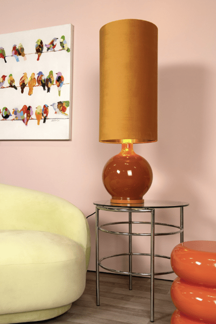 Esterad gulvlampe 100cm oransje 3