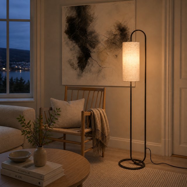 Loop gulvlampe 150cm brun 1