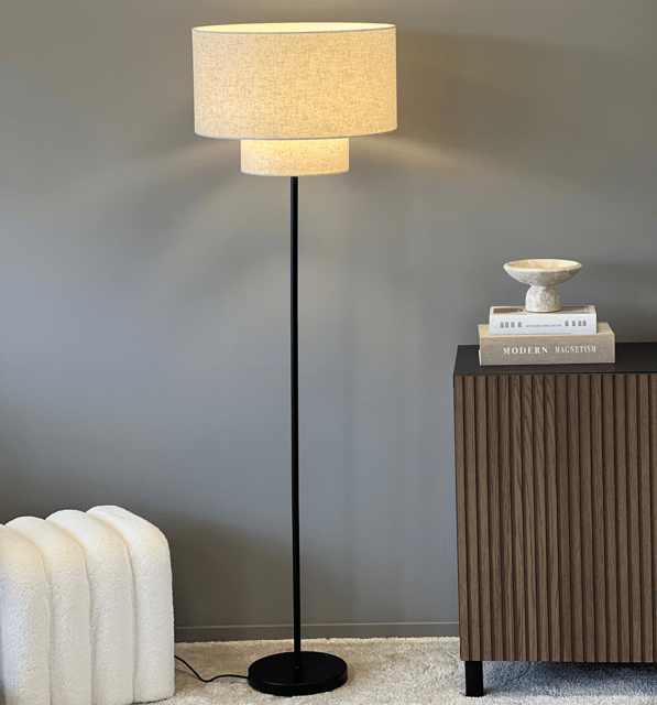 Blefjell gulvlampe uten skjerm 130cm sort 2