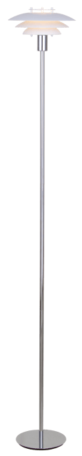 Joakim gulvlampe 135cm hvit/krom 2