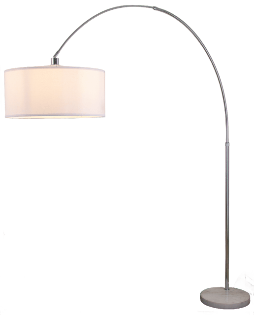 Rauma gulvlampe med skjerm 227cm krom, bilde 3 av 6