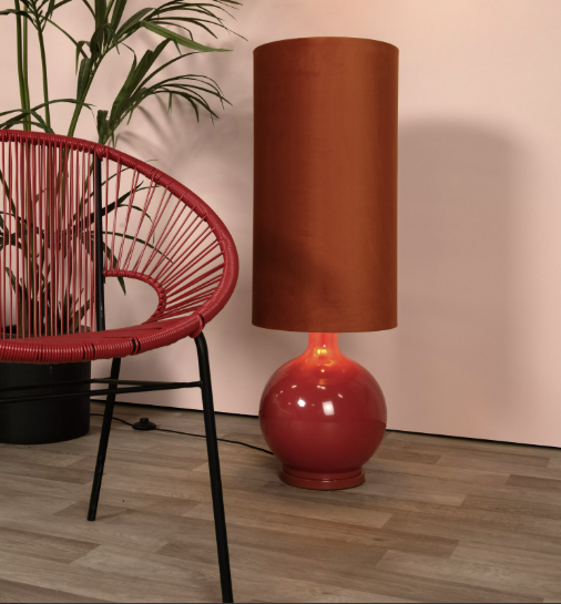 Esterad gulvlampe 65cm oransje 1