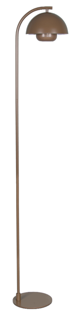 Myla LED oppladbar gulvlampe 145cm brun, bilde 2 av 4