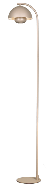 Myla LED oppladbar gulvlampe 145cm beige, bilde 3 av 6