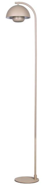Myla LED oppladbar gulvlampe 145cm beige, bilde 2 av 6