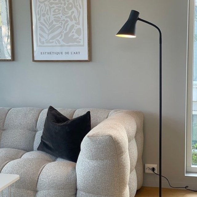 Odense leselampe gulv 152cm sort 1
